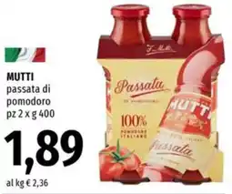 Famila MUTTI passata di pomodoro offerta