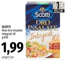 Famila SCOTTI Riso Oro Insalate Integrali 10' offerta