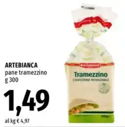 Famila ARTEBIANCA pane tramezzino offerta
