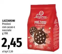 Famila LAZZARONI Preziosi con cacao e nocciole offerta