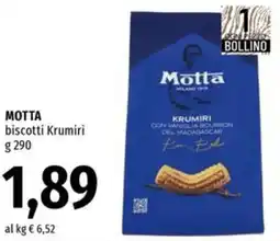 Famila MOTTA biscotti Krumiri offerta