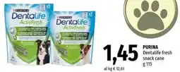 Famila PURINA Dentalife fresh snack cane offerta