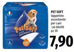Famila PET SOFT tappetino assorbente per cani cm 60x90 pz 30 offerta