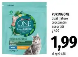 Famila PURINA ONE dual nature croccantini assortiti offerta
