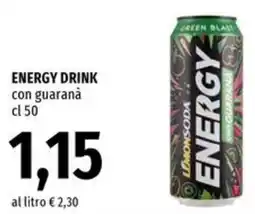 Famila ENERGY DRINK con guaranà offerta