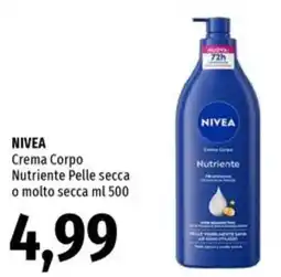 Famila NIVEA Crema Corpo Nutriente Pelle secca o molto secca offerta