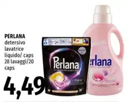 Famila PERLANA detersivo lavatrice liquido/ caps offerta