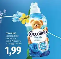 Famila COCCOLINO ammorbidente concentrato aria di Primavera offerta