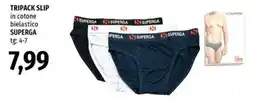 Famila Tripack slip in cotone bielastico SUPERGA offerta