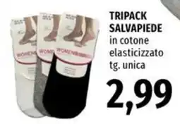 Famila TRIPACK SALVAPIEDE in cotone elasticizzato offerta