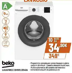 Ipercoop beko lavatrice BMWU3941A offerta