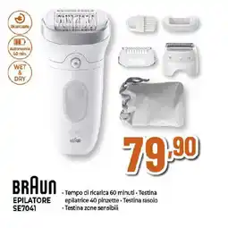 Ipercoop Braun epilatore SE7041 offerta