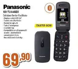 Ipercoop Panasonic KX-TU446EX Cellulare Senior Facilitato offerta