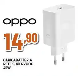 Ipercoop oppo Caricabatteria rete supervooc 45W offerta