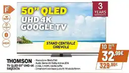 Ipercoop THOMSON TV QLED 50" UHD 4K 50QG5C14 offerta