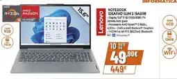 Ipercoop Lenovo notebook ideapad slim 3 15ABR8 offerta
