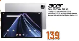 Ipercoop Acer tablet iconia tab A11 offerta
