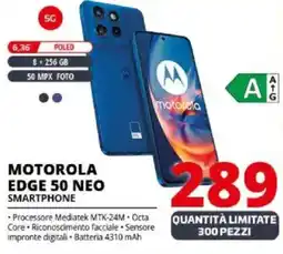 Comet Motorola edge 50 neo smartphone offerta