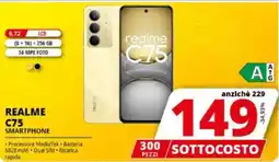 Comet Realme C75 smartphone offerta