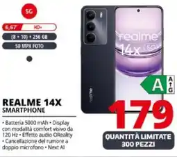 Comet Realme 14x smartphone offerta