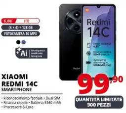 Comet Xiaomi redmi 14C smartphone offerta