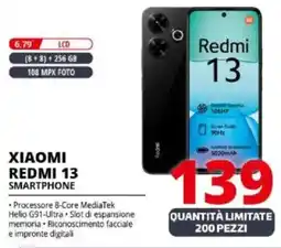 Comet Xiaomi redmi 13 smartphone offerta