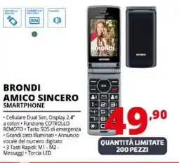 Comet Brondi amico sincero smartphone offerta