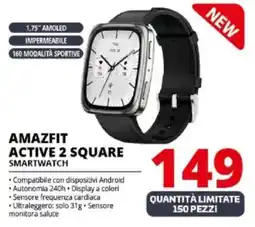 Comet Amazfit active 2 square smartwatch offerta