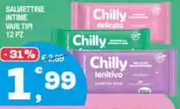 Splendidi e Splendenti Salviettine intime vari tipi 12 pz offerta