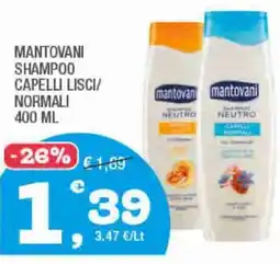 Splendidi e Splendenti Mantovani shampoo capelli lisci/ normali offerta