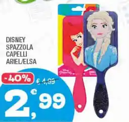 Splendidi e Splendenti Disney spazzola capelli ariel/elsa offerta