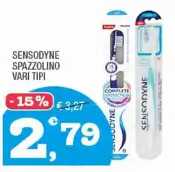 Splendidi e Splendenti Sensodyne spazzolino vari tipi offerta