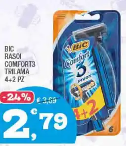 Splendidi e Splendenti BIC Rasoi comfort3 trilama offerta