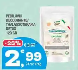 Splendidi e Splendenti Pediluvio deodorante/ thalassoterapia detox offerta