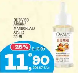 Splendidi e Splendenti Olio viso argan/ mandorla di sicilia OMIA offerta
