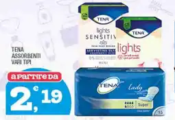 Splendidi e Splendenti Tena assorbenti vari tipi offerta