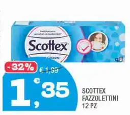 Splendidi e Splendenti Scottex fazzolettini 12 pz offerta