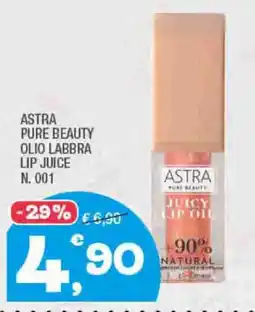 Splendidi e Splendenti Astra pure beauty olio labbra lip juice offerta