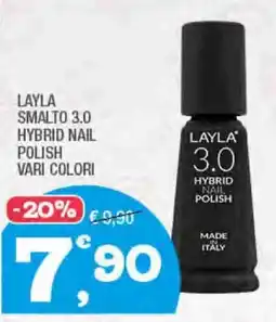 Splendidi e Splendenti Layla smalto 3.0 hybrid nail polish vari colori offerta