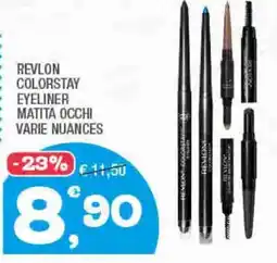 Splendidi e Splendenti Revlon colorstay eyeliner matita occhi varie nuances offerta
