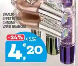 Splendidi e Splendenti Smalto effetto sel chrome varie nuances offerta