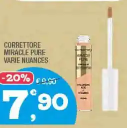 Splendidi e Splendenti Max factor correttore miracle pure varie nuances offerta