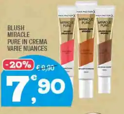 Splendidi e Splendenti Blush miracle pure in crema varie nuances offerta