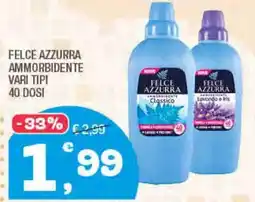 Splendidi e Splendenti Felce azzurra ammorbidente vari tipi 40 dosi offerta
