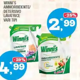 Splendidi e Splendenti Winni's ammorbidente/ detersivo lavatrice vari tipi offerta
