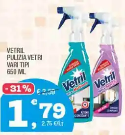Splendidi e Splendenti Vetril pulizia vetri vari tipi offerta