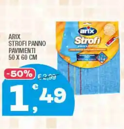 Splendidi e Splendenti Arix strofi panno pavimenti 50 x 60 cm offerta