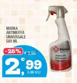 Splendidi e Splendenti Marka antimuffa universale offerta