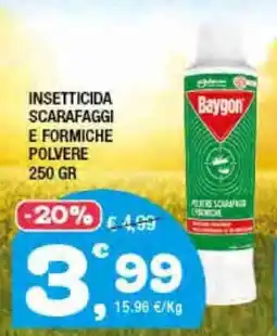 Splendidi e Splendenti Baygon Insetticida scarafaggi e formiche polvere offerta