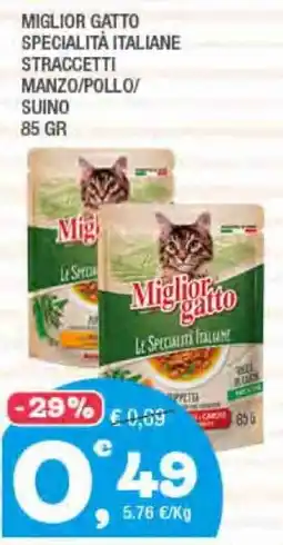 Splendidi e Splendenti Miglior gatto specialità italiane straccetti manzo/pollo/ suino offerta